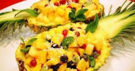 САЛАТ НОВОГОДНИЙ ФРУКТОВЫЙ - НУ, ОЧЕНЬ ВКУСНЫЙ